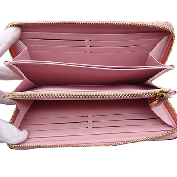 Louis Vuitton LOUIS VUITTON Wallet Women's Long Vernis Zippy Light Pink Neon ... - Picture 8 of 13